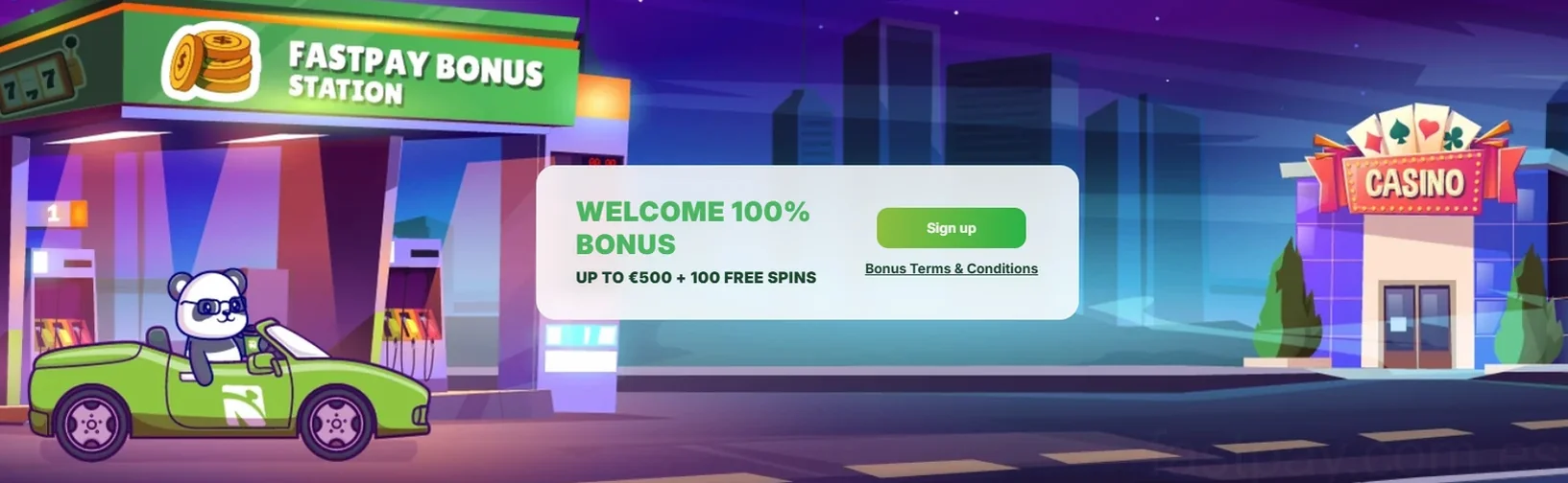 Fastpay Casino Bienvenida